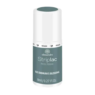 Alessandro Striplac Peel or Soak Гель-лак для ногтей UV веганский, оттенок 155 - SNOWMAN'S BLESSING. SALE