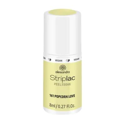 Alessandro Striplac Peel or Soak Гель-лак для ногтей UV веганский, оттенок 161 - POPCORN LOVE. SALE