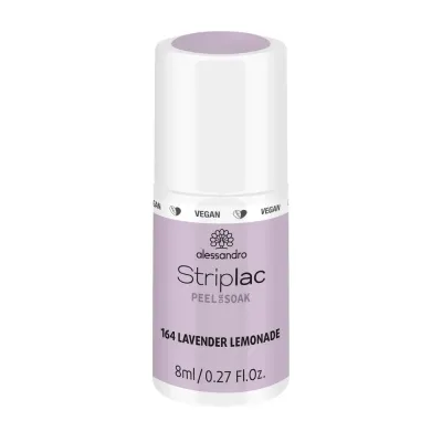 Alessandro Striplac Peel or Soak Гель-лак для ногтей UV веганский, оттенок 164 - LAVENDER LEMONADE. SALE