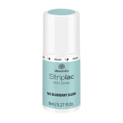Alessandro Striplac Peel or Soak Гель-лак для ногтей UV веганский, оттенок 165 - BLUEBERRY SLUSH. SALE