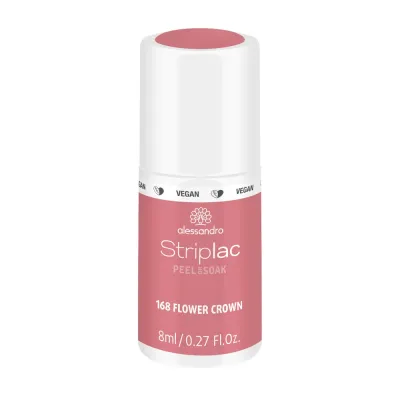 Alessandro Striplac Peel or Soak Гель-лак для ногтей UV веганский, оттенок 168 - FLOWER CROWN. SALE