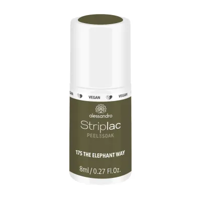 Alessandro Striplac Peel or Soak Гель-лак для ногтей UV веганский, оттенок 175 - THE ELEFANT WAY. SALE