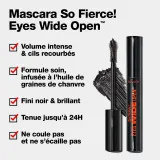 Revlon So Fierce! Eyes Wide Open Mascara, volumizing mascara, smudge-proof, lasts up to 24 hours, 101 Blackest Black - 0.24 мл — фото 2