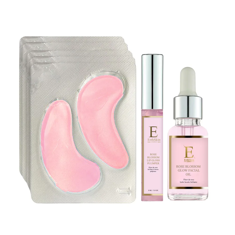 Набор для ухода за лицом ErthSkin London Rose Glow Radiance Trio, 30 мл