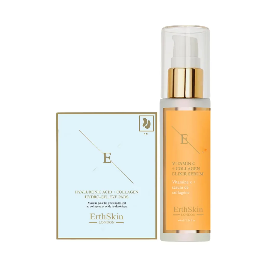 Набор для ухода за лицом ErthSkin London Bright Eyes Witamina C Duo, 60 мл