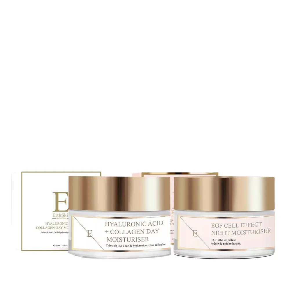 Набор для ухода за лицом ErthSkin London Hydra Day + EGF Night Duo, 50 мл