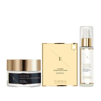 Набор для ухода за лицом ErthSkin London Zestaw 24K Night + Eye Radiation, 1 шт