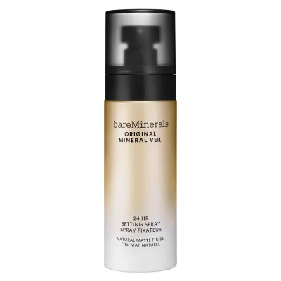 Укрепляющий крем для макияжа: Пудра bareMinerals Original Mineral Veil 24HR Natural Matte Setting Spray, 100 мл