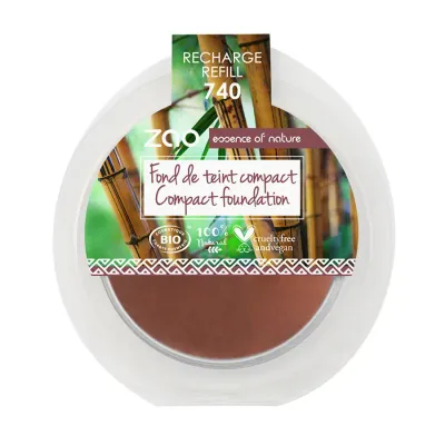 Zao Тональный крем компактный, 6 г, оттенок сменный блок Compact Foundation. SALE
