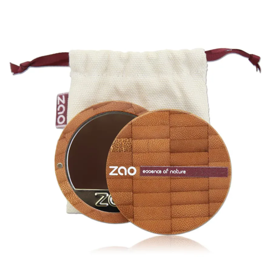 Zao Тональная основа компактная бамбуковая, 6 г, оттенок 740 - DARK MAHOGANY. SALE