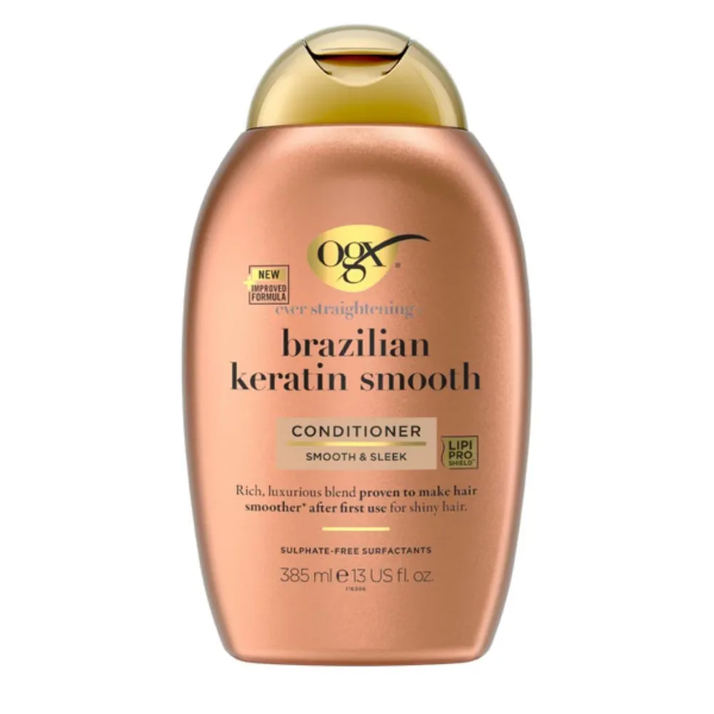 OGX Smoothing Conditioner with Brazilian Keratin, 385 мл