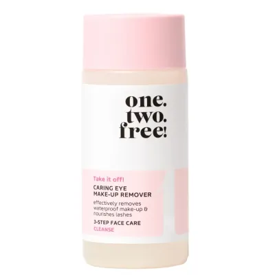 Жидкость для снятия макияжа one.two.free! Caring Eye, 125 мл