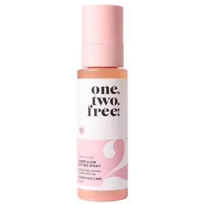 Фиксирующий спрей one.two.free! Super Glow 3-Step, 125 мл
