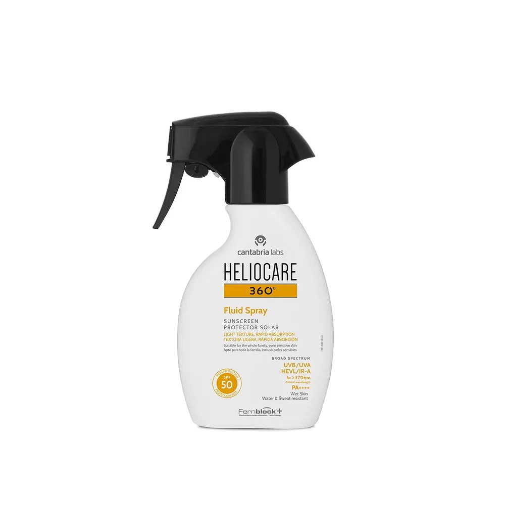 Солнцезащитный спрей Heliocare 360 Fluid SPF50, 250 мл