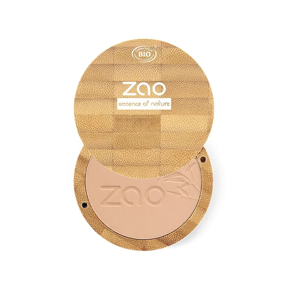 Пудра Zao Bamboo Compact Powder, оттенок 303 - BROWN BEIGE. SALE