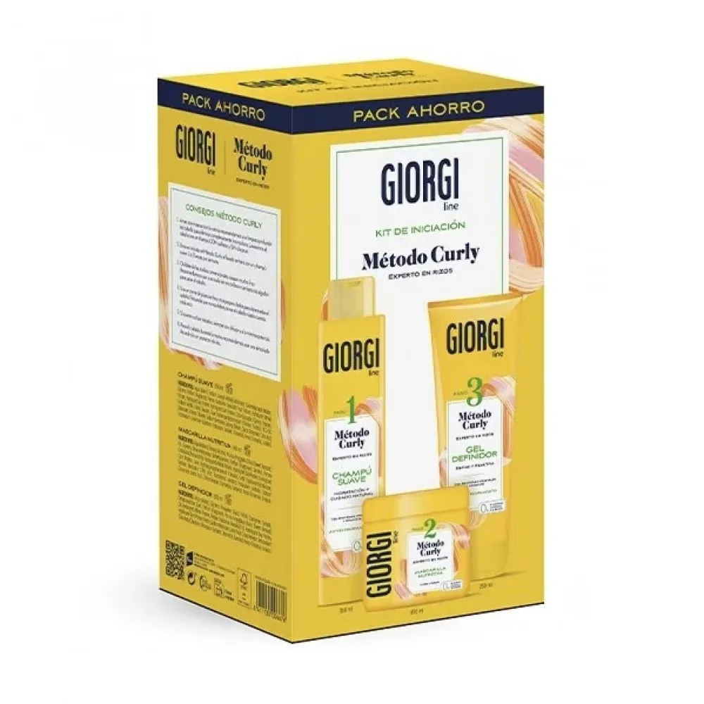 Giorgi Pack Curly набор для ухода за кудрявыми волосами 3 шага, 1 шт