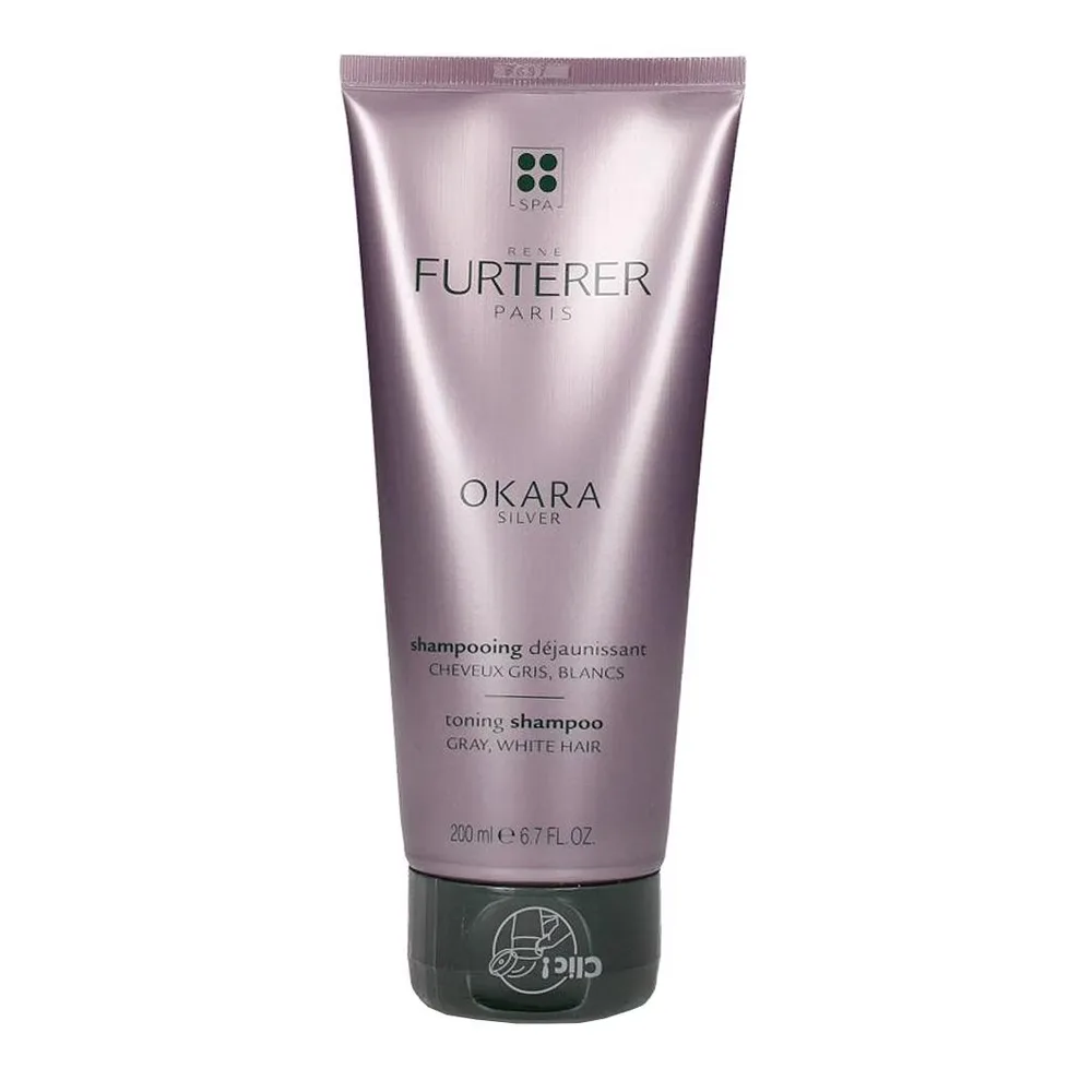 Rene Furterer Okara Silver Шампунь для волос тонирующий, для седых волос, 200 мл