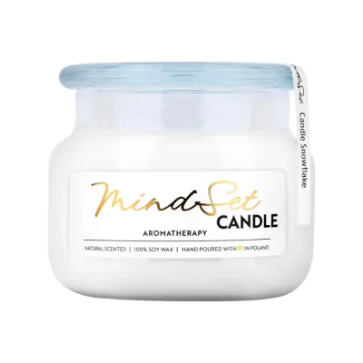 Свеча Mindset Cosmetics Swieca zapachowa Snowflake, 450 мл