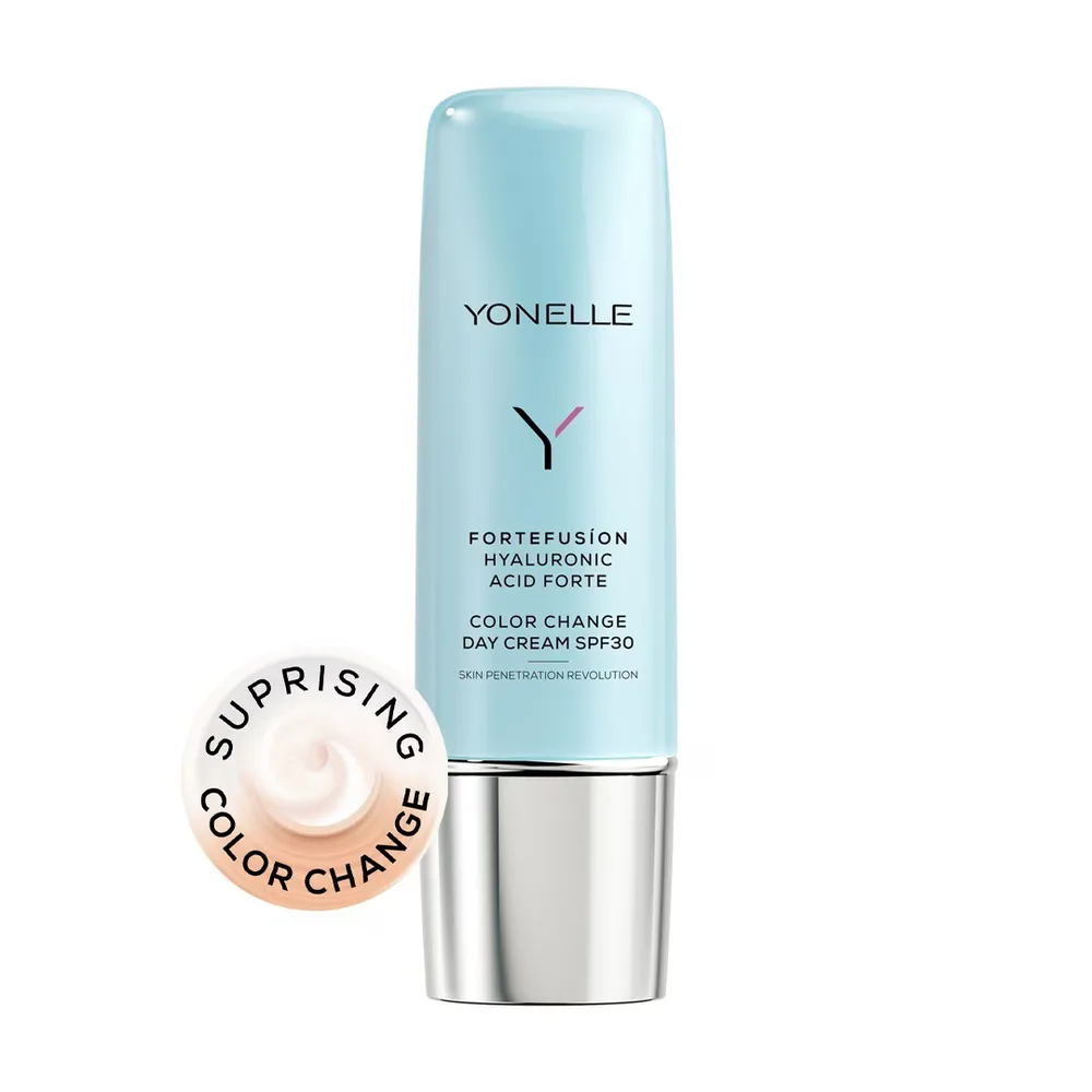 Yonelle Color Change Дневной крем для лица SPF 30, с гиалуроновой кислотой Forte, 50 мл