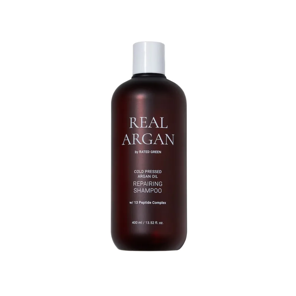 Rated Green Real Argan Шампунь для волос восстанавливающий, для сухих и повреждённых волос, 400 мл