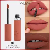L'Oreal Paris Infaillible Matte Resistance Помада для губ в стике, оттенок 115 Snooze Your Alarm — фото 5
