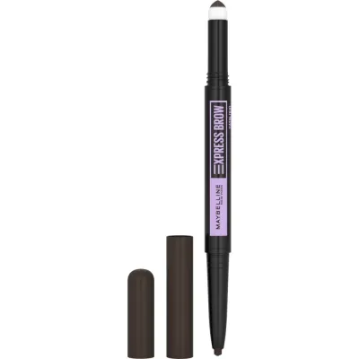 Maybelline Express Brow Duo Пудра для бровей, 4 г, оттенок 05 - чёрный BROWN
