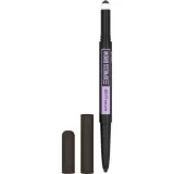 Maybelline Express Brow Duo Пудра для бровей, 4 г, оттенок 05 - чёрный BROWN — фото 1