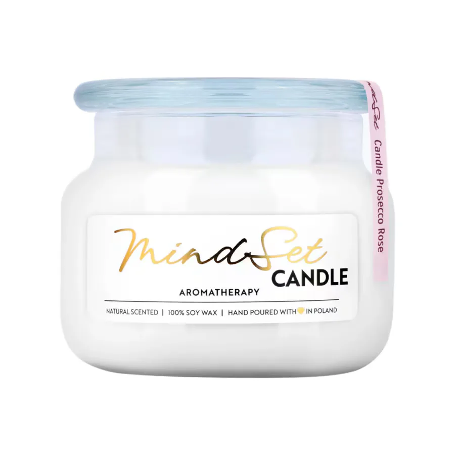 Свеча Mindset Cosmetics Swieca zapachowa Prosecco Rose, 450 мл