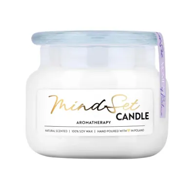 Свеча Mindset Cosmetics Swieca zapachowa Moments of Balance white tea & amber, 450 мл