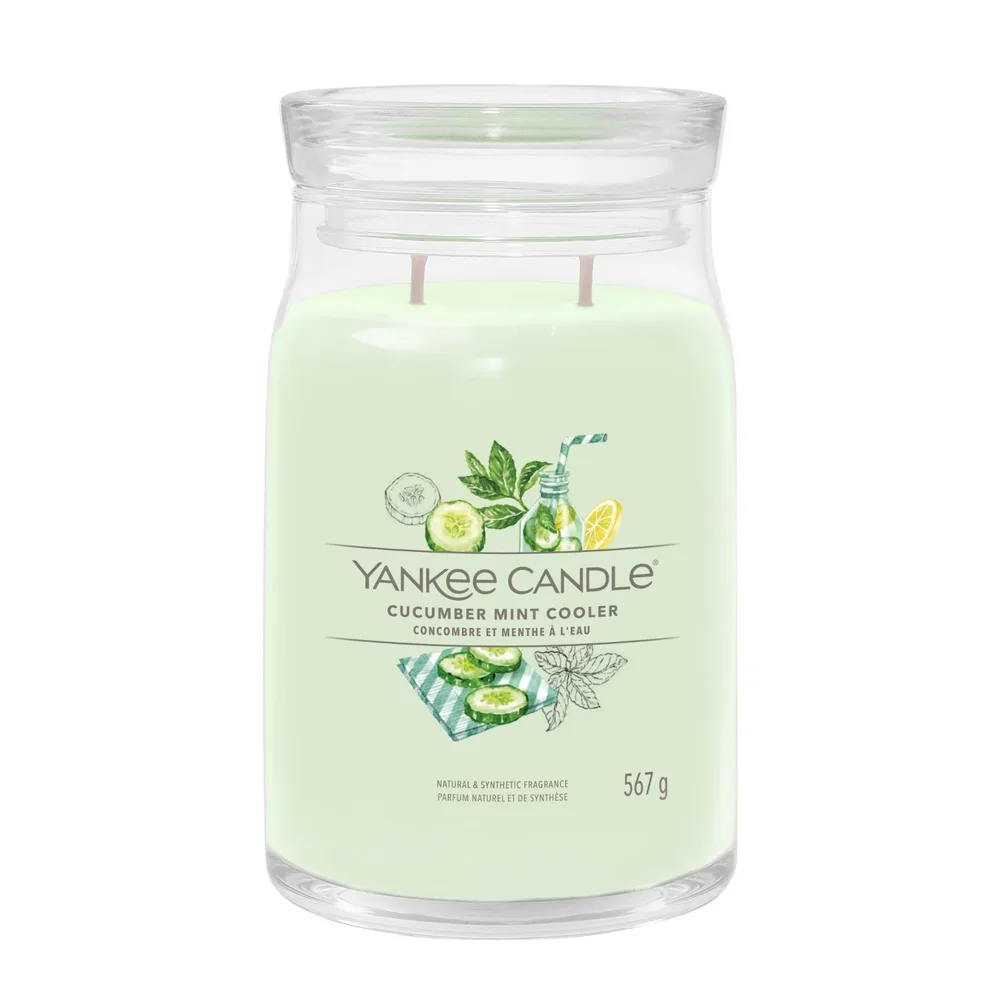 Yankee Candle Cucumber Mint Cooler Ароматическая свеча, 567 г