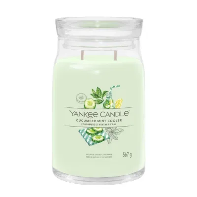 Yankee Candle Cucumber Mint Cooler Ароматическая свеча, 567 г