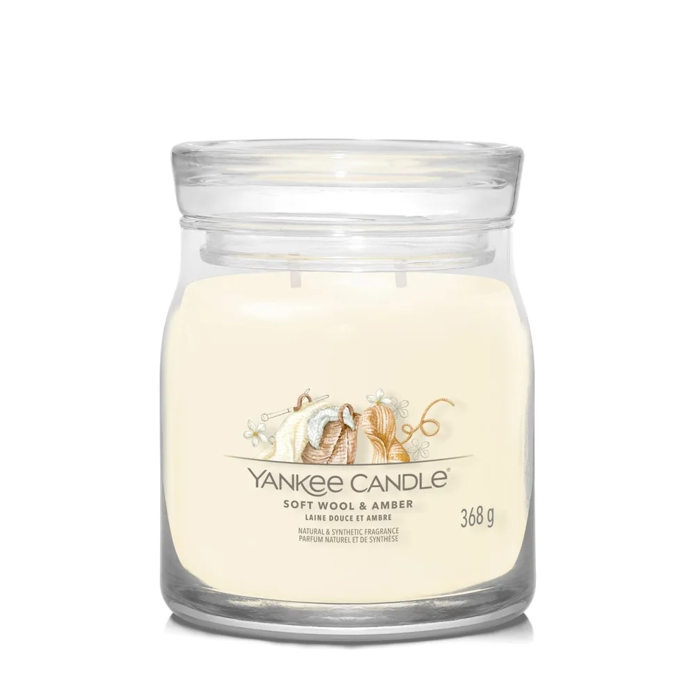 Свеча Yankee Candle SOFT WOOL & AMBER, 567 г