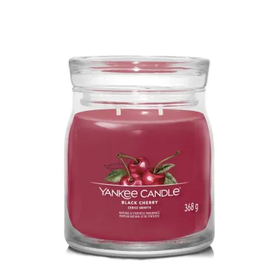 Свеча Yankee Candle Tumbler z 1 knotem BLACK CHERRY, 567 г