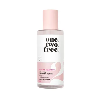 Тоник для лица one.two.free! AHA + PHA Clarifying Toner, 100 мл