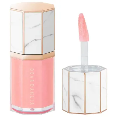 Dear Dahlia Paradise Aurora Shine блеск для губ ухаживающий, 6,5 мл, оттенок Morning Dew. SALE