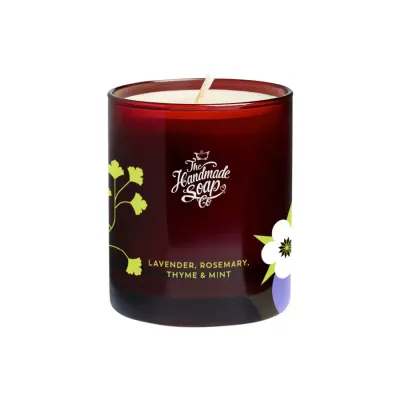 Свеча The Handmade Soap Lavender, Rosemary, Thyme & Mint Swieca zapachowa sojowa, 210 г