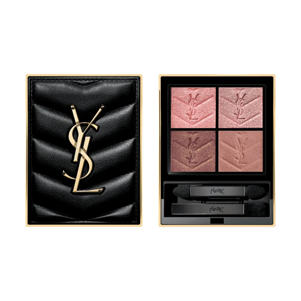 Yves Saint Laurent Couture Mini Clutch палетка теней для век, 4 оттенка, 100 Stora Dolls, оттенок 400 - BABYLONE ROSES