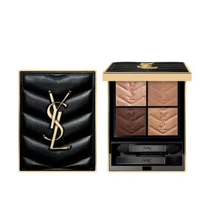 Yves Saint Laurent Couture Mini Clutch палетка теней для век, 4 оттенка, 100 Stora Dolls, оттенок 710 - OVER BRUN