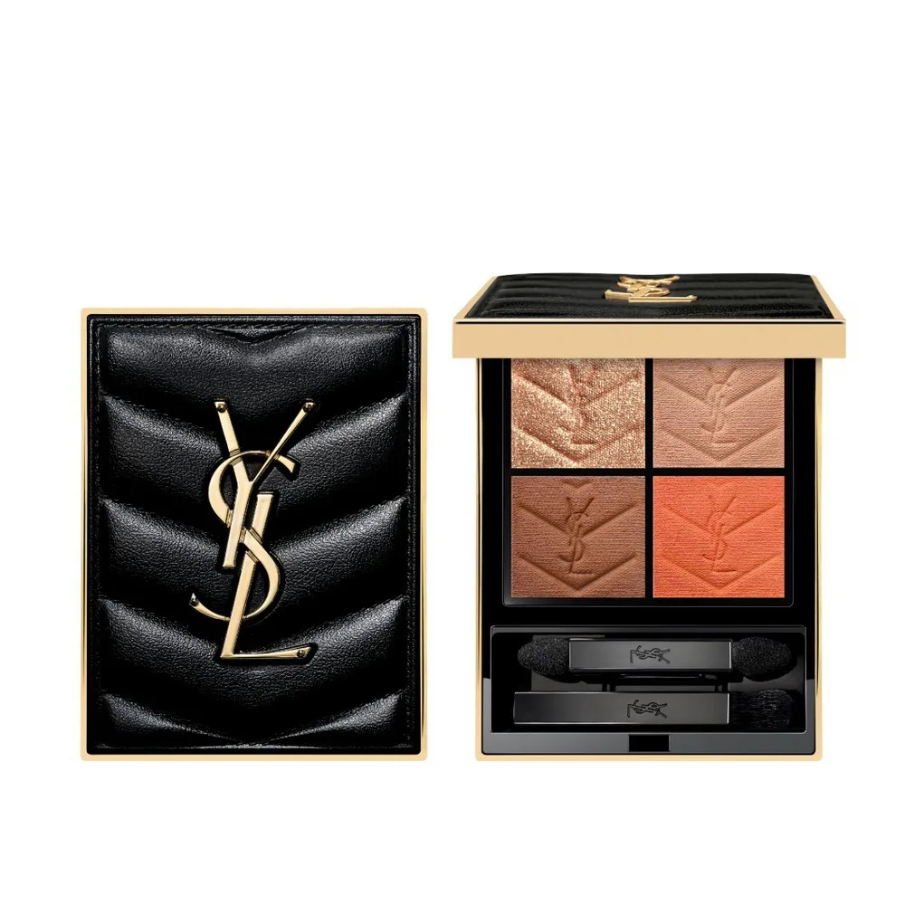 Yves Saint Laurent Couture Mini Clutch палетка теней для век, 4 оттенка, 100 Stora Dolls, оттенок 810 - OVER ORANGE