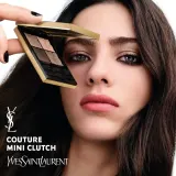 Yves Saint Laurent Couture Mini Clutch палетка теней для век, 4 оттенка, 100 Stora Dolls, оттенок 810 - OVER ORANGE — фото 2