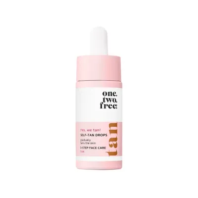 one.two.free! Self-Tan Drops капли автозагара для лица, дорожный формат, 15 мл