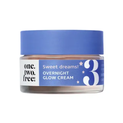 Ночной крем one.two.free! Overnight Glow Cream, 15 мл - Travel Size