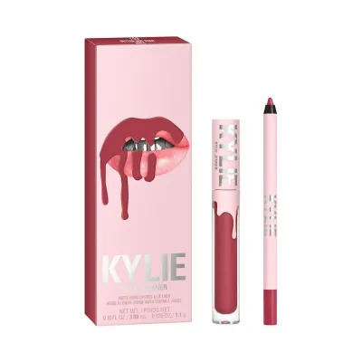Kylie Cosmetics Matte Lip Kit набор для губ: матовая жидкая помада и карандаш, оттенок 103 – Better Not Pout