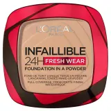 L'Oreal Paris Infaillible 24H Fresh Wear Пудра для лица, оттенок 120 - VANILLA - Travel Size — фото 1