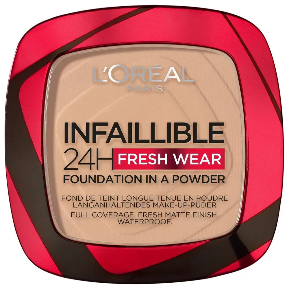 L'Oreal Paris Infaillible 24H Fresh Wear Пудра для лица, оттенок 130 - TRUE BEIGE