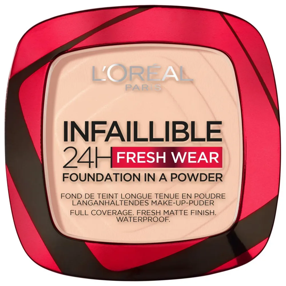 L'Oreal Paris Infaillible 24H Fresh Wear Пудра для лица, оттенок 180 - ROSE SAND
