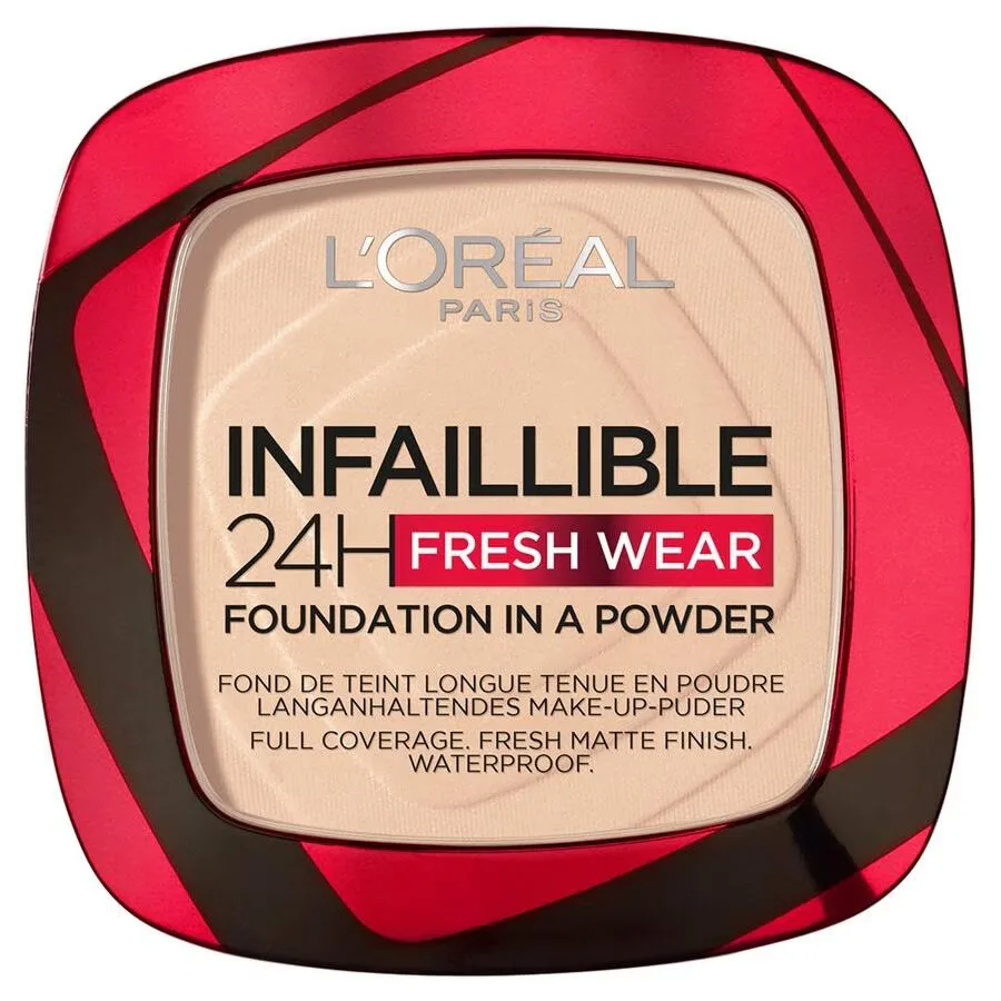 L'Oreal Paris Infaillible 24H Fresh Wear Пудра для лица, оттенок 20 - IVORY