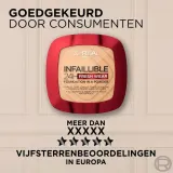 L'Oreal Paris Infaillible 24H Fresh Wear Пудра для лица, оттенок 220 - SAND — фото 5