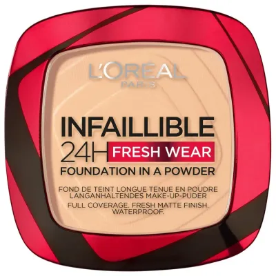 L'Oreal Paris Infaillible 24H Fresh Wear Пудра для лица, оттенок 40 - CASHMERE. SALE