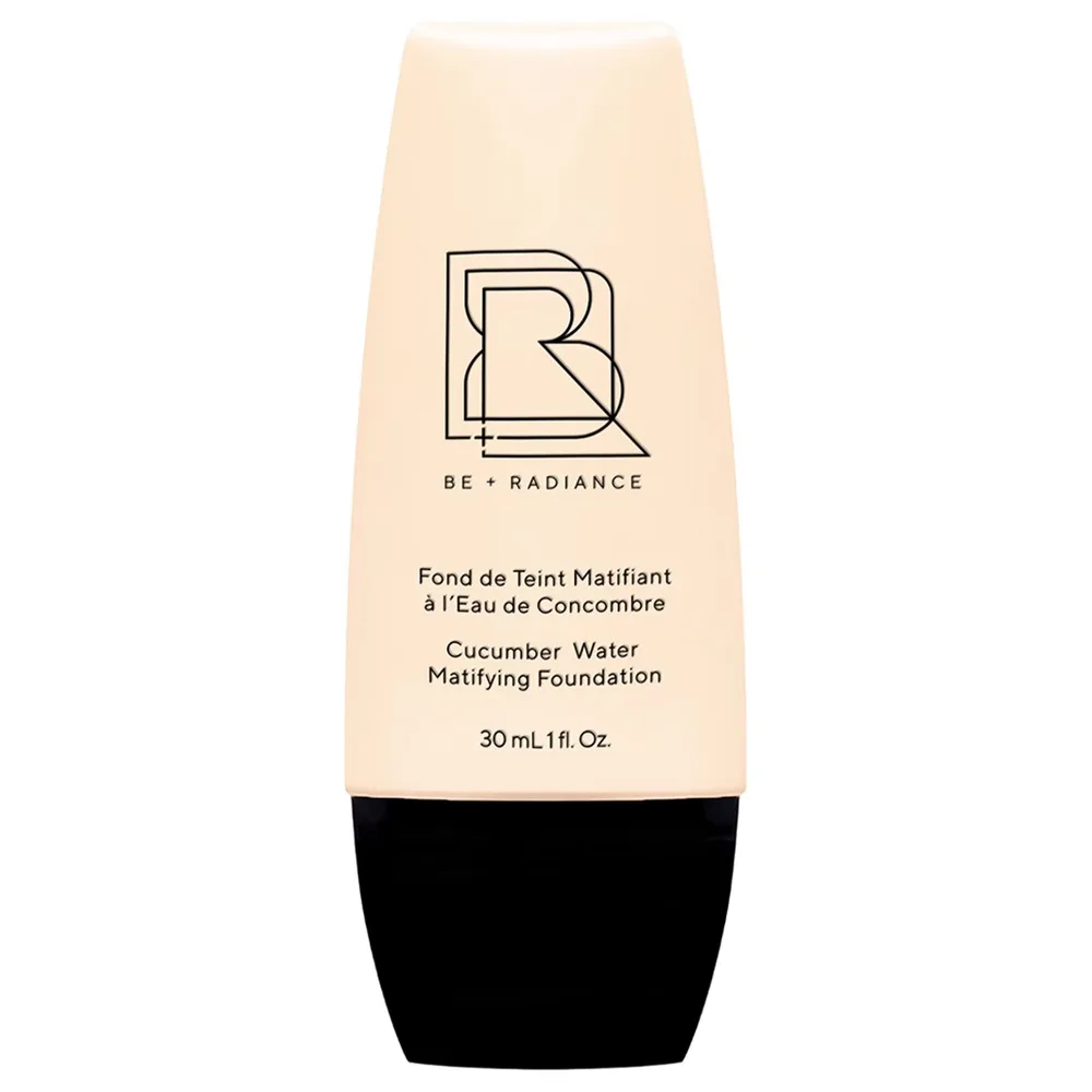 Тональный крем BE + Radiance Cucumber Water Matifying Foundation, оттенок 04 - EXTRA LIGHT NEUTRAL